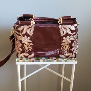 Avanti Patton Leather Handbag